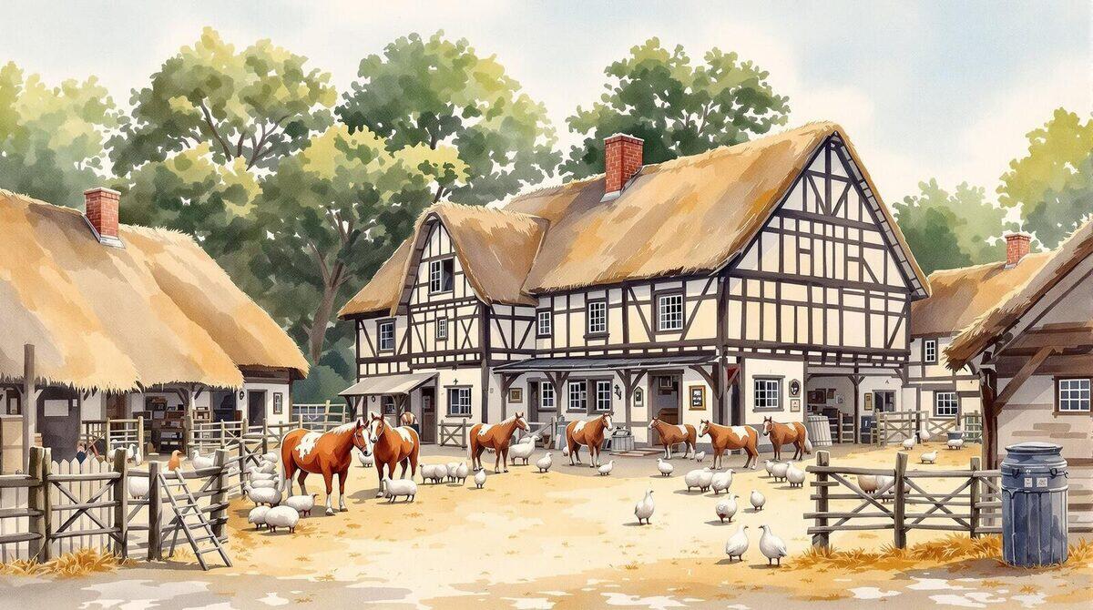 Der Harderhof von 1757