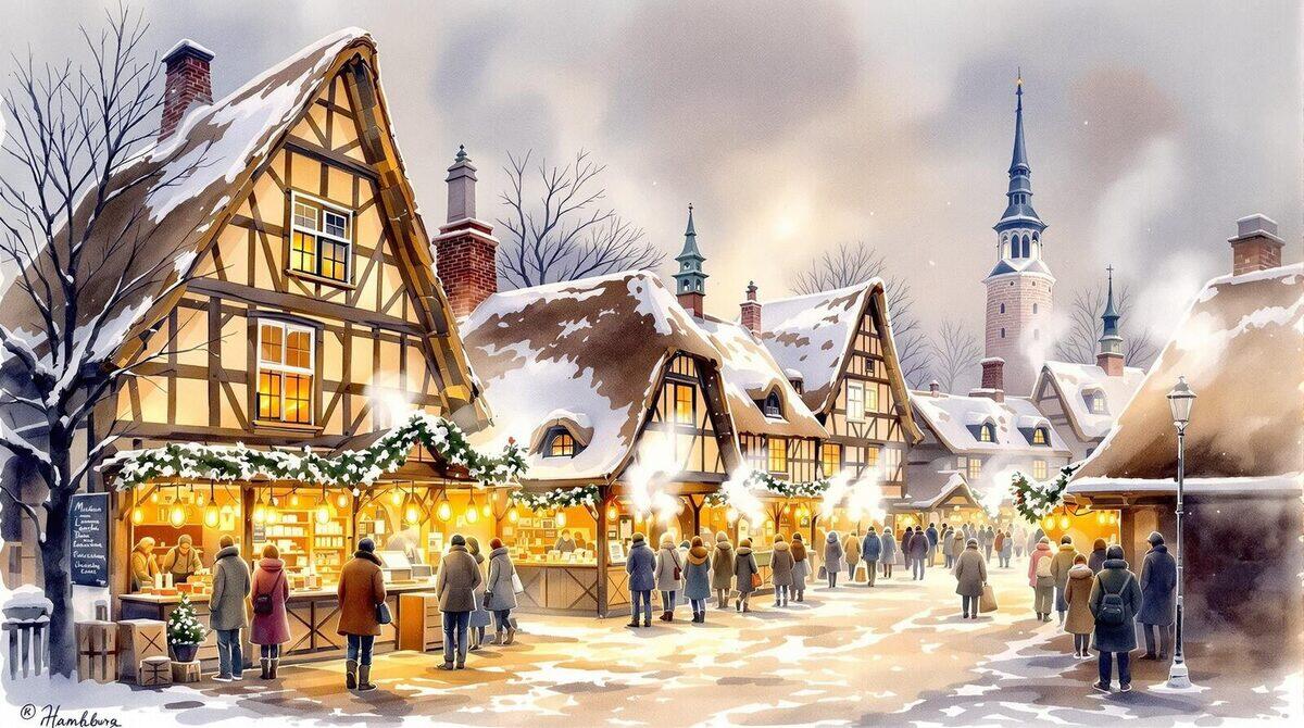 Historischer Weihnachtsmarkt im Museumsdorf