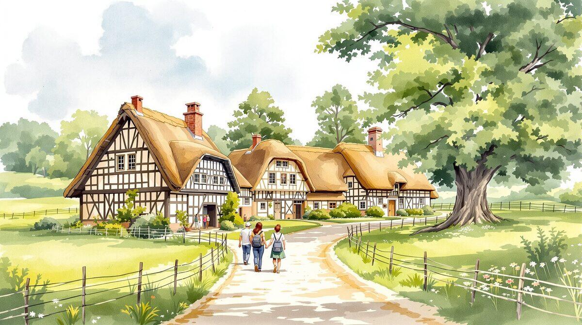 Volksdorf für Touristen