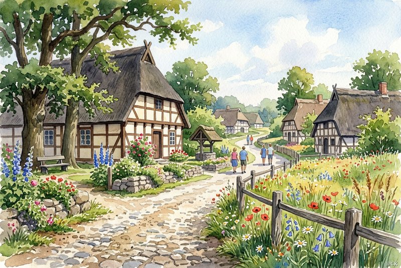 Volksdorf für Touristen